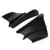 1 Pair Motorcycle Front Winglet Aerodynamic Wing Universal Black Replacement