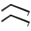 Spares2go Universal Wall Ladder Rack Brackets (Black)