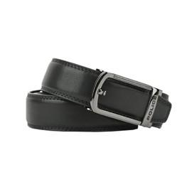Police Mens Genuine Leather Belt with Automatic Buckle Shortenable Black 95 3.2cm 115 (Taglia 48-52), black 95 3.2cm, 115 (Taglia 48-52)