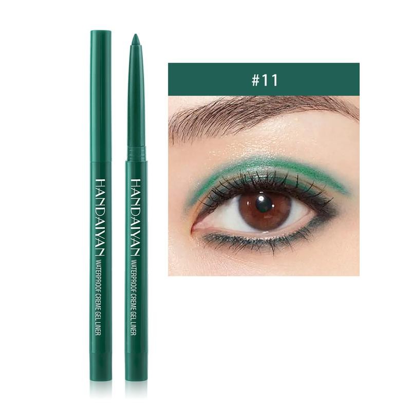 Handaiyan Waterproof Color Eyeliner Long Lasting Quick Drying Lipliner Makeup