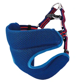 Petio Melikaji Striped Vest Harness Navy Medium Dog
