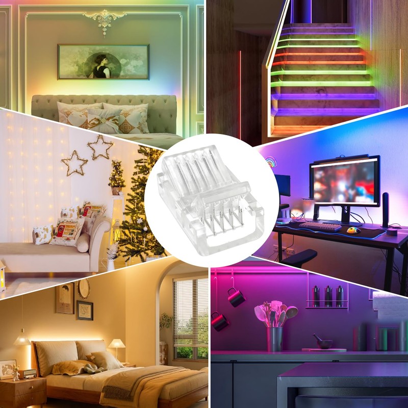 EPLZON 5 Pin 10 mm LED Strip Connector LED Light