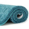 MIULEE Teal Bathroom Rugs, Soft Large Absorbent Microfiber Bath Rugs
