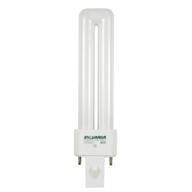 CF7DS/827/ECO (20327) - Wattage: 7W, Type: Twin Tube CFL, Color Temp (Kelvin): 2700K, Lumens: 400, Length: 5.30 in.,