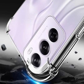 FORZARMOR Case for Oppo A5 5G Global Version(6.67 Inch), Transparent Rugged Shield Clear Soft TPU Cover Shockproof(for A5 5G)