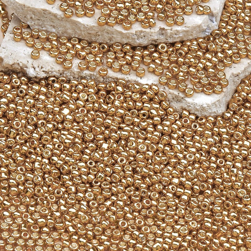 5150pcs 8/0 Glass Seed Beads Bulk, 3mm Mini Pony Round