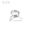 METALLIXITY Spring Hose Clamps 16mm 20pcs Double Wire Spring Steel