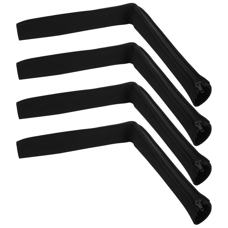 4Pcs Cord Organizer Management Sleeve Cable Cover with Zipper Protective
