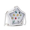 Aunewrick Star-Shaped Ita Bag, Star Purse Pin Backpack PU Cute