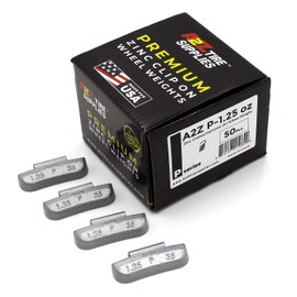 A2Z TIRE SUPPLIES P Series Hammer on ZINC Wheel Weights Coated (1.25oz) Box of 50pcs
