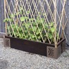 Bloom 11021BL Sun Instabrace Flower Garden Bed Corners, 9.5 Brown