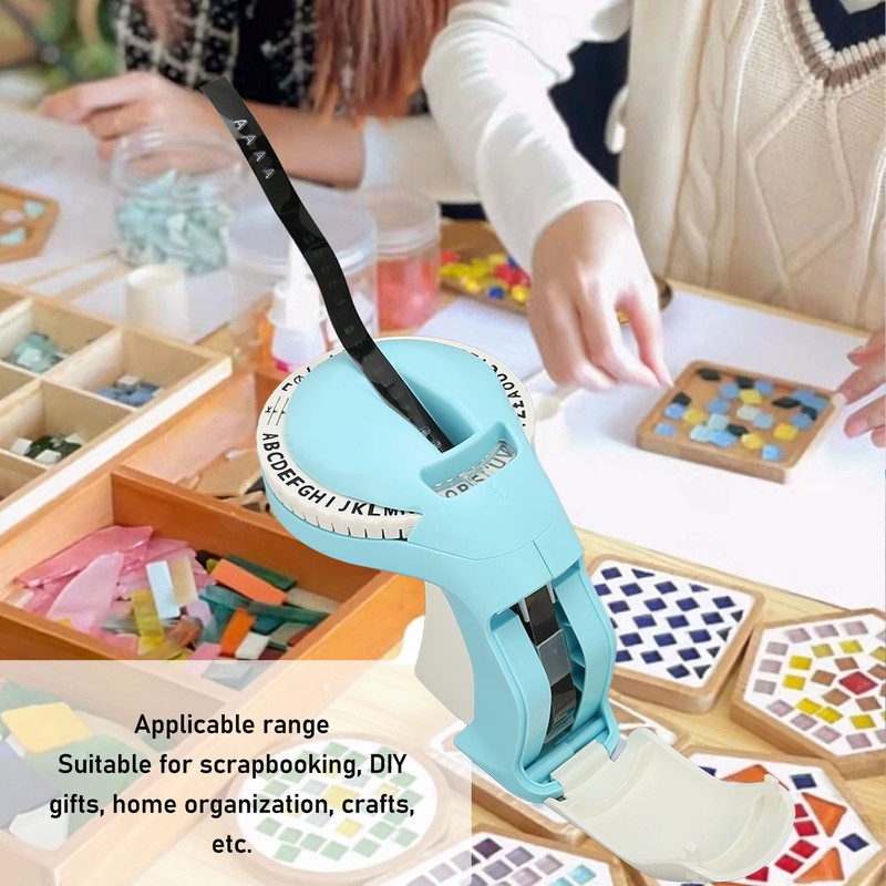 Embossing Label Maker 600dpi DIY Manual Label Printer 3D Portable