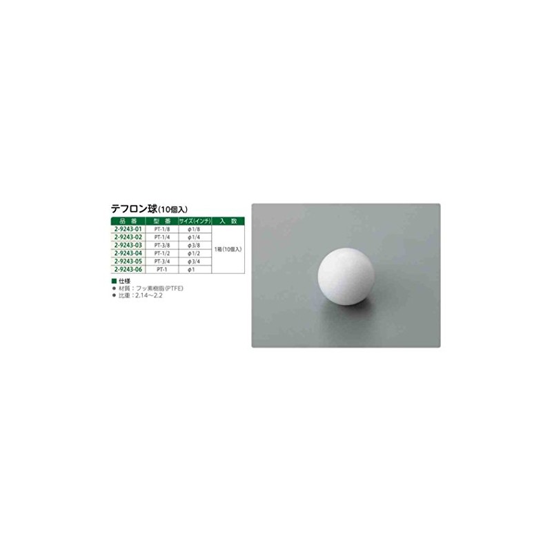 Teflon Ball Pt – 1/8 10 Pack/2 – 9243 –