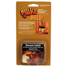 Quakehold! 4250 Secure-Latch Cabinet Door Latch