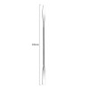 JIHUOO 2 Pcs Stainless Steel Lab Spatula Double Ended Makeup