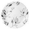 Corelle 12-Piece Vitrelle Misty Leaves Chip and Break Resistant Dinner