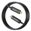 swegltek Fiber Optic USB C Cable(50ft),10Gbps Active Optical Type C