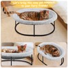 Zoratoo Elevated Cat Hammock Bed for Indoor Cats, Fluffy Warm