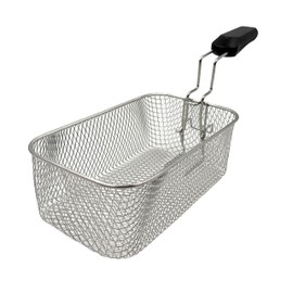 Lacor - R69135A - Ergo Frying Basket, 18/10 Stainless Steel, 23.5 x 14 x 8.5 cm, Professional Use, Durability and Resistance