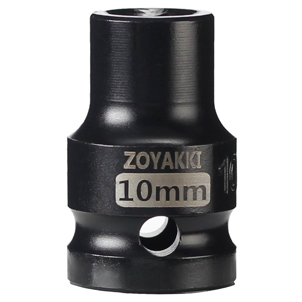 ZOYAKKI ZOYAKKI Shallow Impact Socket, SAE, 1/2 Inch Drive, 6