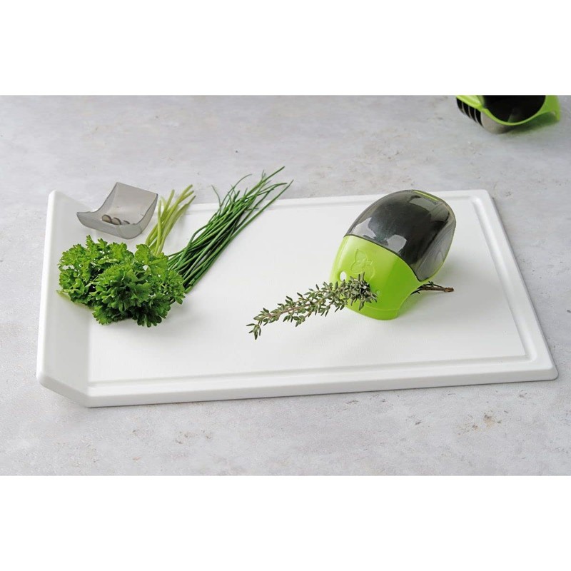 Fackelmann herb roller with herb scraper, cutting roller with sharp