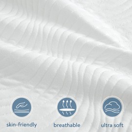 Pack and Play Mattress 38" x 26", Pack N Play Mattress Topper Pad with Removable and Washable Cover, Waterproof Playard Pad for Baby & Toddlers