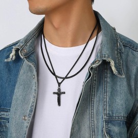 Black Box Chain Necklace for Men 4mm 6mm 20 Inch Solid Chain Necklace for Women