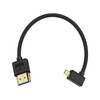 Maxhood Ultra Thin Short Micro HDMI to HDMI Cable 0.3M,