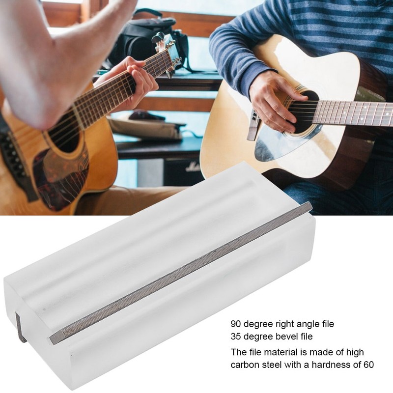 Fret Bevel File 2 In 1 35° 90° Angle Chamfering