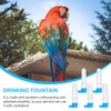 TEHAUX Automatic Bird Water Dispenser, Bird Drinker Cage Feeders Parrot