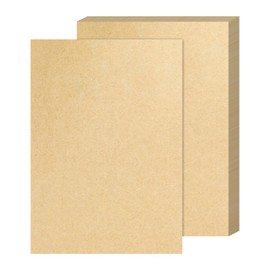50 Sheets of A4 Kraft Paper, 150 g Natural Kraft Card, Recycled Blank Postcards, Kraft Paper for Invitations, Birthday Cards, Graffiti, Gifts, Wide