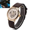 FORSINING Fashionable Wrist Watch Mechanical Semi Automatic Hollow Pattern Men's