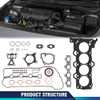 PIT66 Front Engine Head Gasket Kit Compatible with Hyundai, Kia/Accent,
