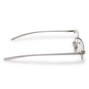 Visualites Rectangle Lightweight Aluminum Rimless Reading Glasses for Men &
