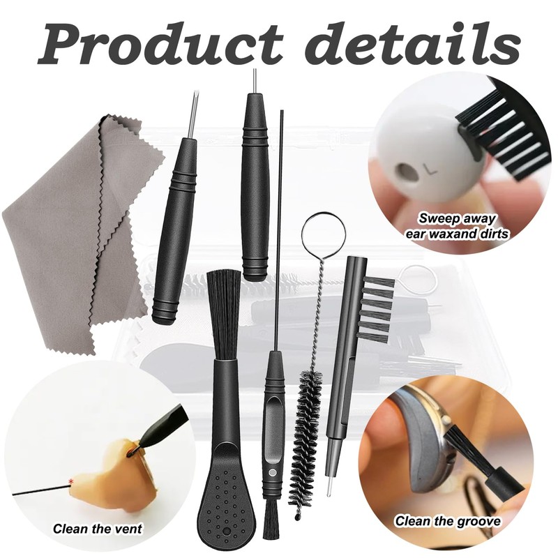 Hearing Aid Cleaning Kit – Complete Set for Cleaning Hearing