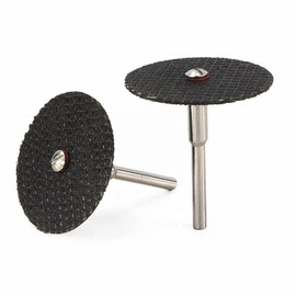 ExcInter 32mm Resin Cutting Wheel Discs Rotary Tool 25Pcs Cutting Disc & 1Pcs Mandrel for Rotary Tool