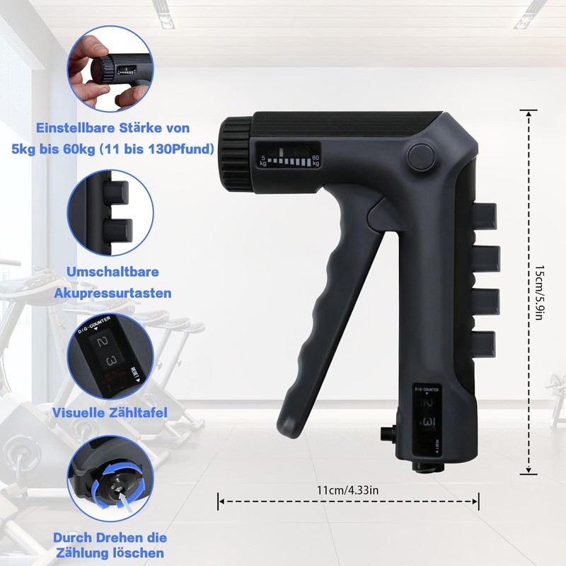 HXD-ERGO Forearm Training Device, Hand Trainer, Finger Trainer, Forearm Gripper