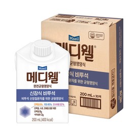 Mediwell kidney food (non-dialysis) 200mlx30 cans/meal replacement/patient food / 메디웰 신장식(비투석) 200mlx30캔/식사대용/환자식