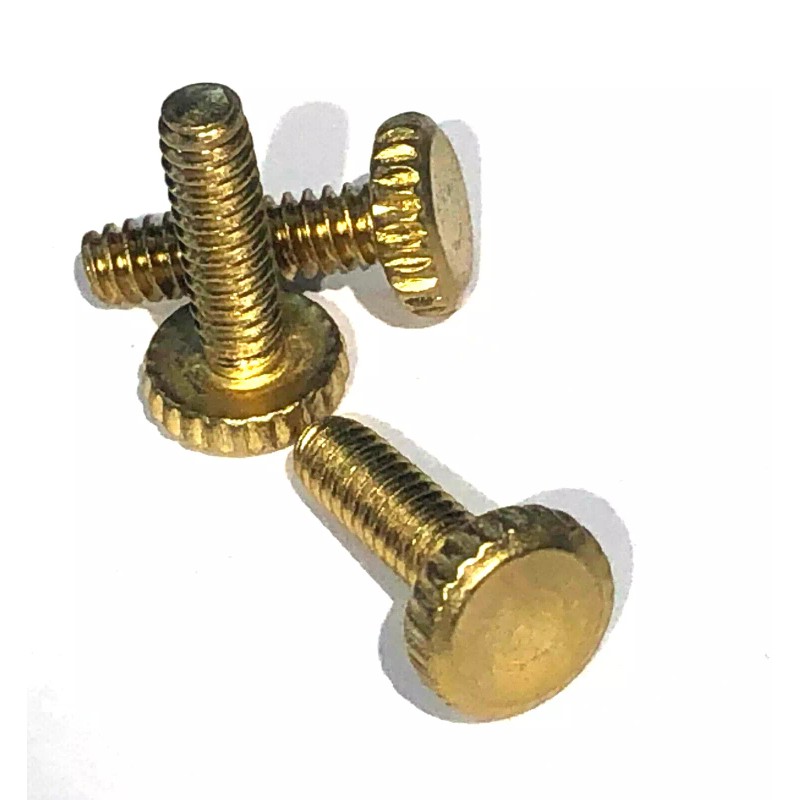 LOT OF 3 BP STEEL KNURLED HEAD THUMB SCREW #8/32