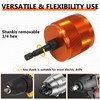 1/2" & 3/4" Cleaner Set for Drill,with 1/4" Hex Shank
