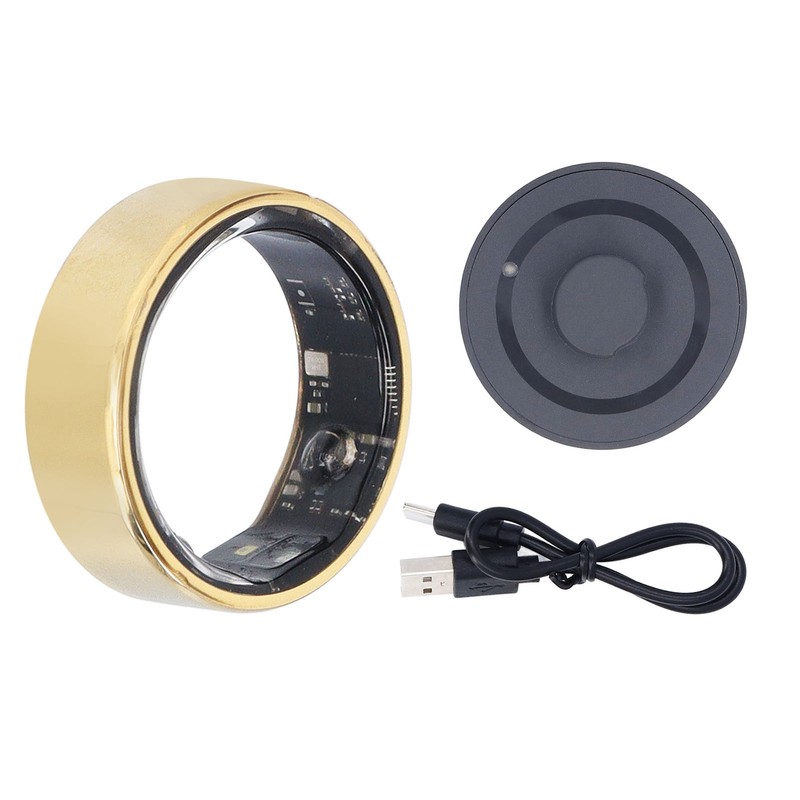 Smart Health Ring Sleep Tracking Body Temperature Monitoring Step Counting