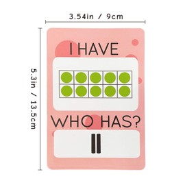 Richardy Quantity Flashcards Math Game Within 20, Speech Therapy Materials and ESL Teaching Materials Educational Toys, Kindergarten Supplies