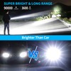 Rechargeable Flashlights High Lumens, 90,000 Lumen Brightest Led Flashlight with