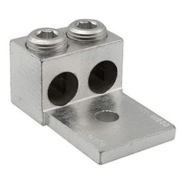 Ilsco AU-600 AL MEC (2) 600-2 17/32 T UL CSA, Silver