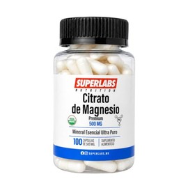 SUPERLABS NUTRITION CITRATO DE MAGNESIO 500MG 100 CAPSULAS