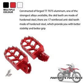 Motorcycle Foot Pegs Pedals for Honda CRF150F CRF230F Sur-Ron Light Bee S/X Segway X260 X160
