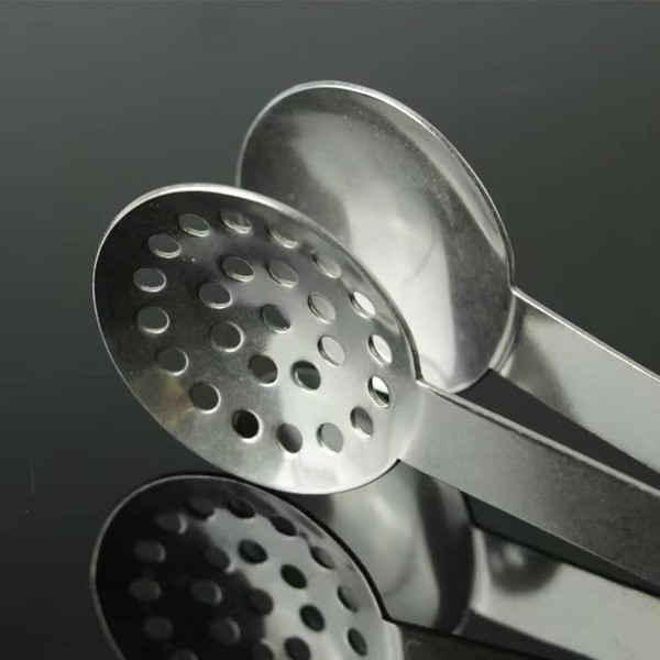 Mr. Gadget's Solutions Stainless Steel Tea Tongs Tea Bag Squeezer