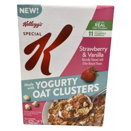 Kellogg's Special K Strawberry & Vanilla Yogurty Oat Clusters Cereal 13.3 oz