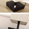 AMUMO Dual USB Table Desk Lamp, Bedside Nightstand Lamp, Fabric