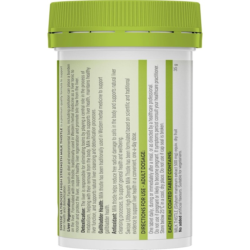 스위스 울티부스트 하이 스트렝스 밀크시슬 3500mg 필름코팅 타블렛, 60정, 2개